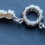 Vintage Art Deco Silver Pendant and matching earrings Image 8