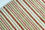 Beautiful Hand Bound Wool Stripe Rug 240 x 154cm