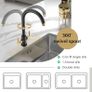 kitchen tap black and gold Image 7