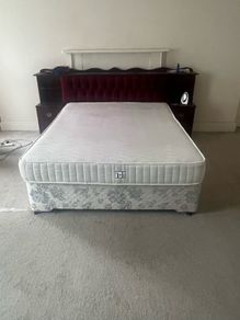 king size bed mattress and headboard