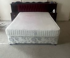 king size bed mattress and headboard