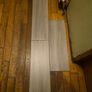 Light grey ceramic wood effect tiles Image 4