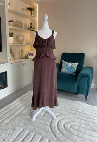 Brand-new Ladies Sweetheart Neckline Ruffle Cami Dress from Marks & Spencer