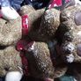 Vintage Christmas tree teddy bear stand Image 3