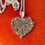 Red Diamond Pendant with Chain (Size - 20) in Rhodium Overlay Sterling Image 9