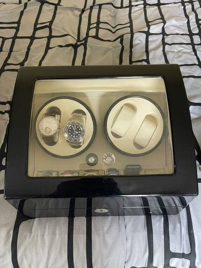 Automatic Watches Watch Turner 4+6 Watches Watch Winder Box Watch Box Wooden Display Case