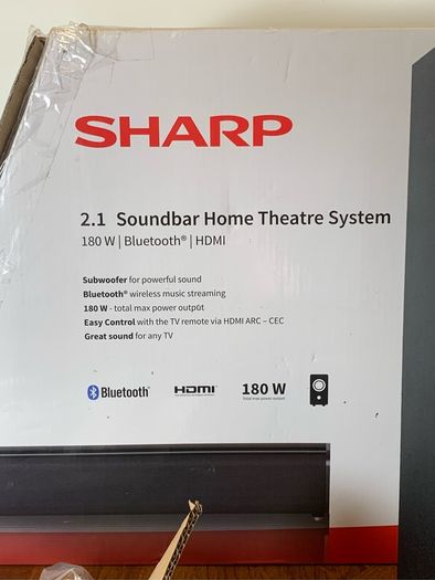 Sharp 2.1 Channel Soundbar Home Theatre System