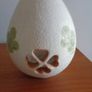 Hand Painted Pottery T Light Holder for Sale Image 2