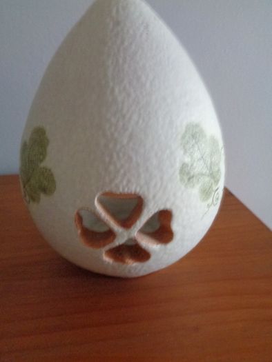 Hand Painted Pottery T Light Holder for Sale