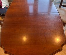 cherrywood solid extendable table and chairs