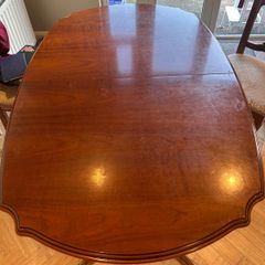 cherrywood solid extendable table and chairs