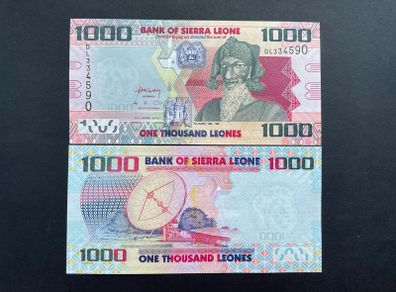 Sierra  Leone  1,000 Leones  2010.    (uncirculated ) Pick 30 A .
