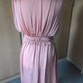 H&M coral pink satin dress size 6/8 Image 4