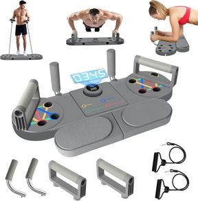 Push Up Board, Portable Press Up Board with Automatic Count, Exercise Equipment for Home Use, System Fitness Floor Chest Muscle Exercise Professional Equipment Burn Fat for Men Women Strength Training