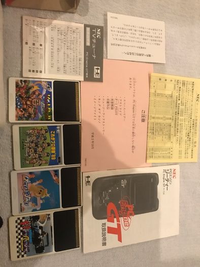boxed NEC pc engine GT Recapped Very rare with games and power adapter