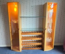 Display cabinet with lights