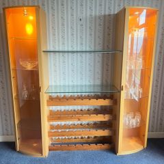 Display cabinet with lights