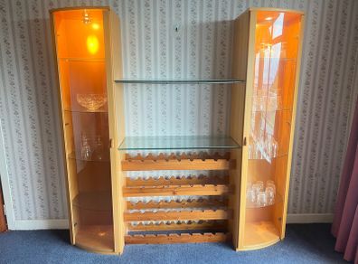 Display cabinet with lights