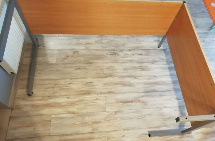 Corner desk frame