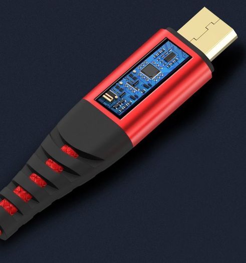 New 1m Premium Nylon Micro USB Fast Quick Charge 3.0 3A Cable Lead Data #911