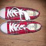 Dunlop Red Tartan Low-Top Canvas Sneakers Plimsolls Size UK 4 Image 6