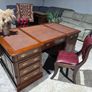 large desk partners+chesterfield chair Image 3