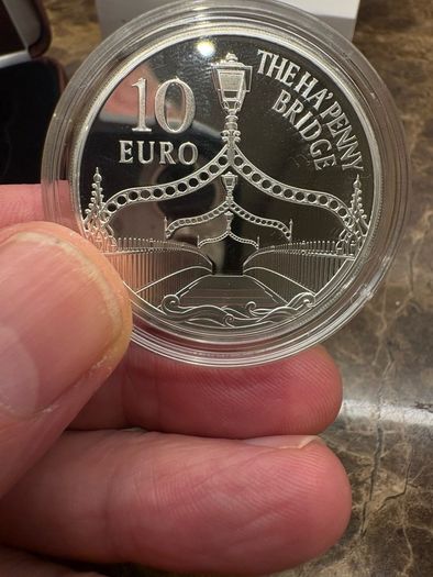 Ha'penny Bridge 10 Euro Silver Coin