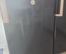 Hoover black under counter fridge