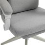 Vinsetto High Back Office Chair Reclining w/ Footrest Grey Image 8