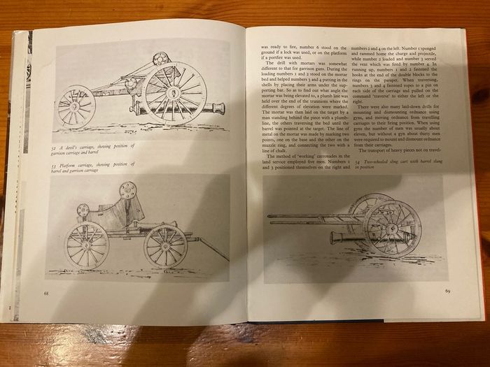 Military  history book: 'British artillery on land and sea 1790-1820"