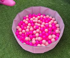 Pink ball pit & balls