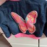 Zipped denim jacket with hood Image 3