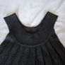 Black sparkly pleated top, size 8 Image 3