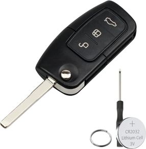 3 Buttons Key Fob Case Cover For Ford Fiesta Focus Mondeo MK4 Kuga Galaxy S-Max B-Max C-Max Key For Ford Fiesta Key Fob Case