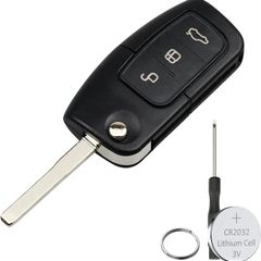 3 Buttons For Ford Key Fob Case Cover For Ford Fiesta Focus Mondeo MK4 Kuga Galaxy B Max S Max C Max Key