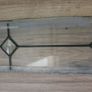 Antique Stunning Leaded Stained Glass Window Art 31" x 4,5" Image 7