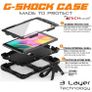 TECHGEAR G-SHOCK New Samsung Galaxy Tab A 8.0" 2019 Case (SM-T290 / SM-T295) Tough Rugged HEAVY DUTY, Armour Shockproof Survival Case with Stand Image 3