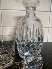 Waterford Lismore Whiskey Decanter And Tumblers