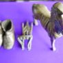 Vintage Brass (Horse 13cm x 13cm)(Chair 9cm x 4,5cm)(Shoes L-8cm) Image 3