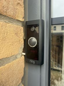Wired Ring video doorbell with chime