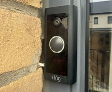 Wired Ring video doorbell with chime