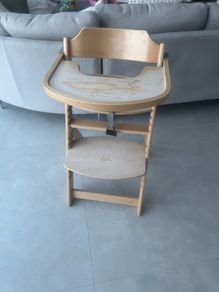 wooden high chair