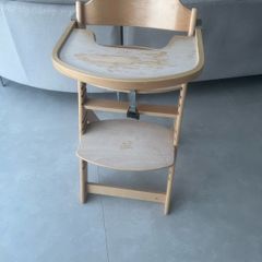 wooden high chair