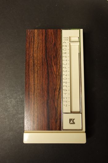 Vintage Park Sherman Tempo Telephone Index
