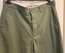 Leesures by Lee Relaxed Chino trousers in dark Olive Green