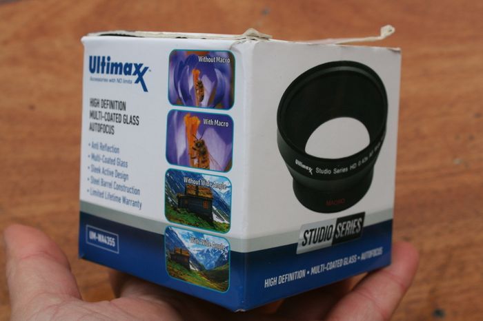 58MM Wide Angle 0.45x Converter Lens with Macro Close-Up Attachment for Rebee