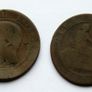 Antique France Spain Coins - 19th Century Image 2