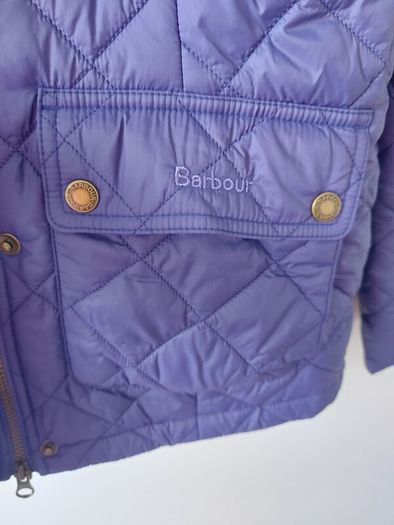 BARBOUR purple quilted jacket