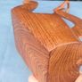 Buddha hand hardwood wine holder Image 9