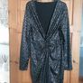 special occasion   dress black and silver sparkly shein xl will suit a 14 Image 5